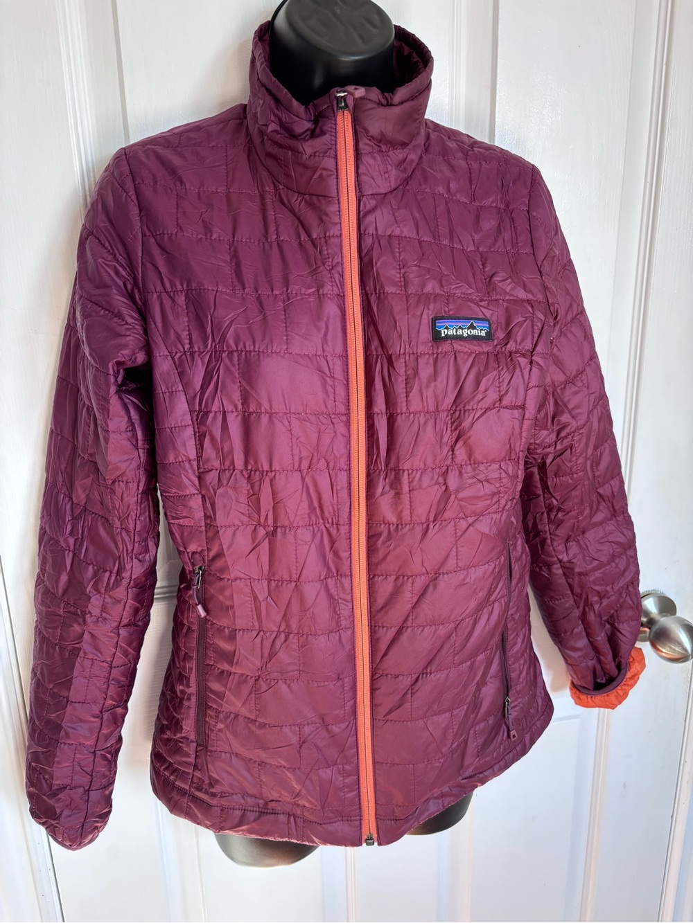 Patagonia Women's XS Nano Puff Quilted Full-Zip Jacket Hazy Purple